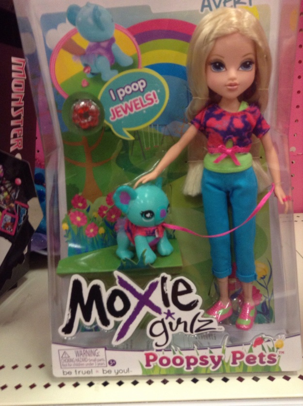 Moxie Girlz Poopsy Pets Doll LEXA & Fantasy Pet BUNNY Eats & Poops GLITTER Rare