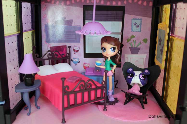 littlest pet shop blythe bedroom style set | dollsville, usa